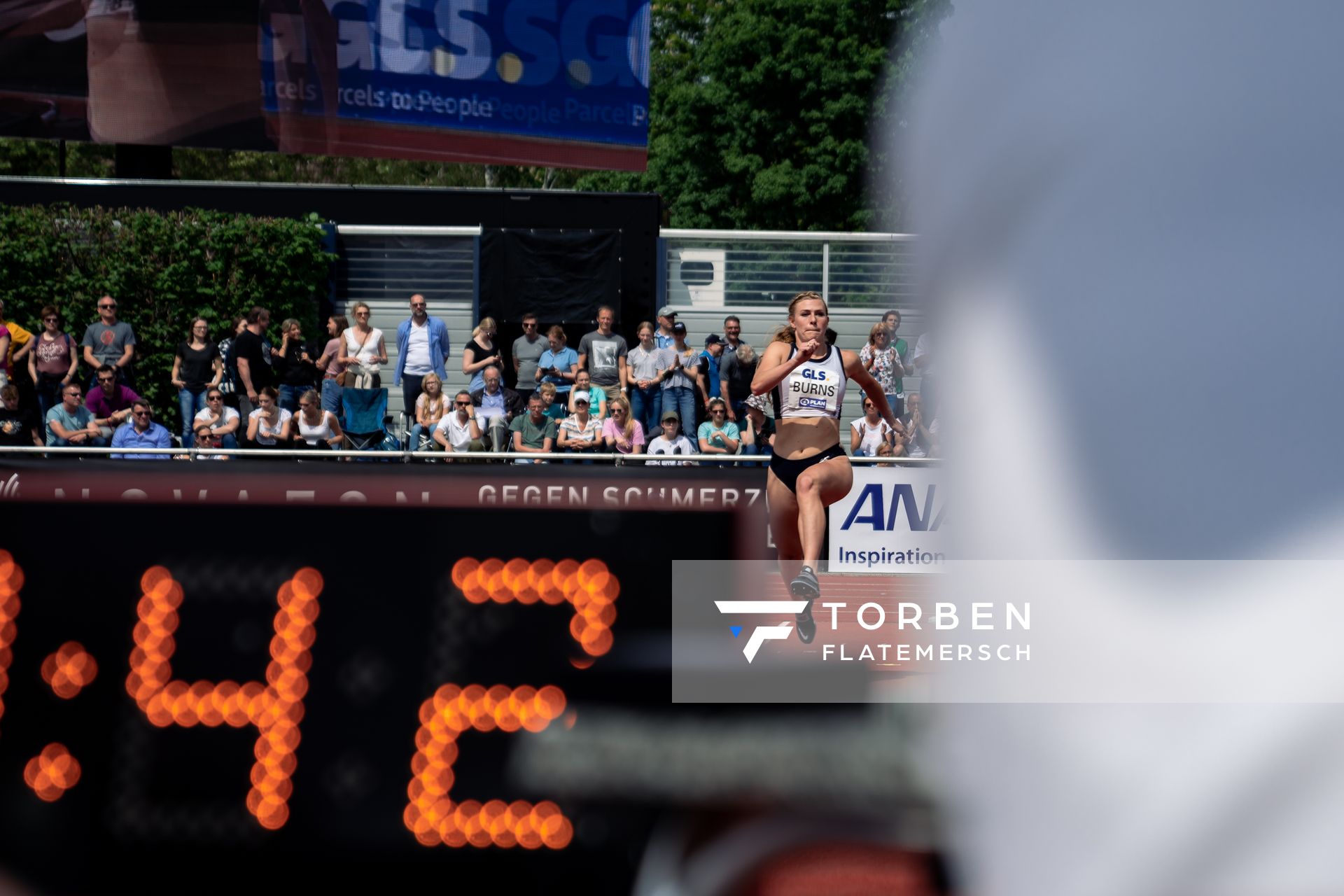 Shaina Burns (USA) beim Hochsprung am 07.05.2022 beim Stadtwerke Ratingen Mehrkampf-Meeting 2022 in Ratingen